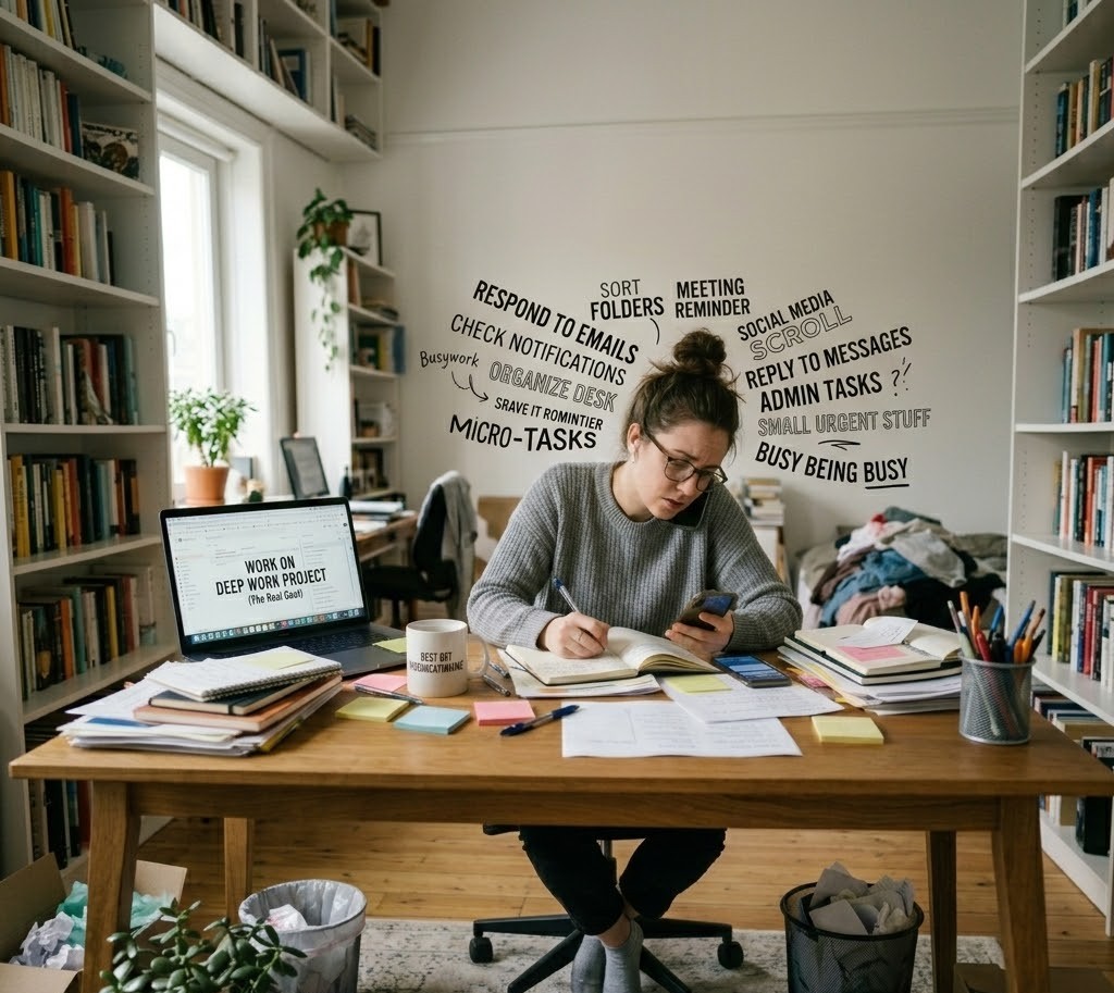 Being Busy Is the New Procrastination.